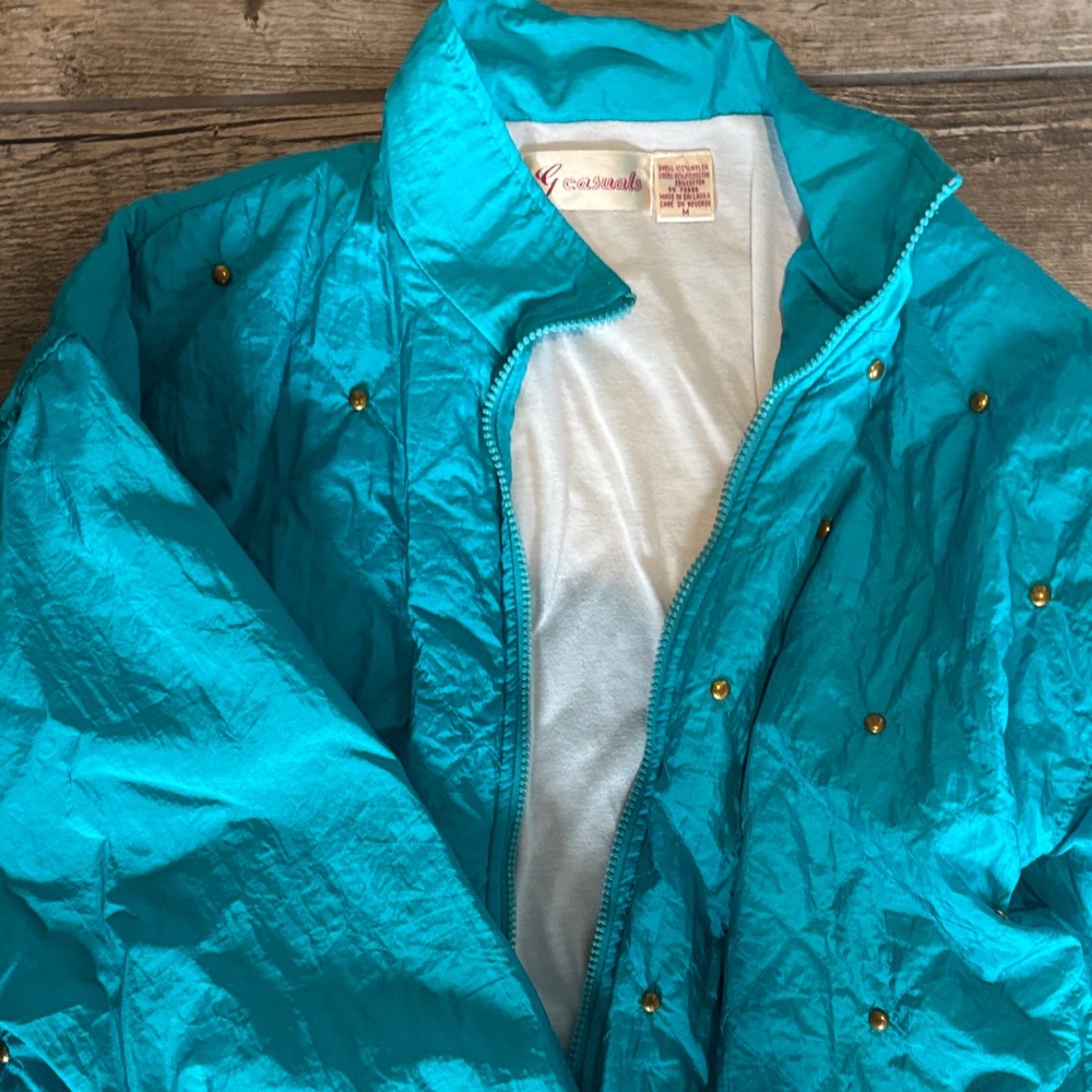 Vintage Teal Utility Jacket by Catalina